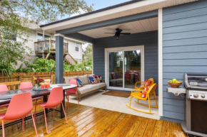 Blue Hour Playfully Designed Beach Home w Hot Tub Fire Pit Game Room